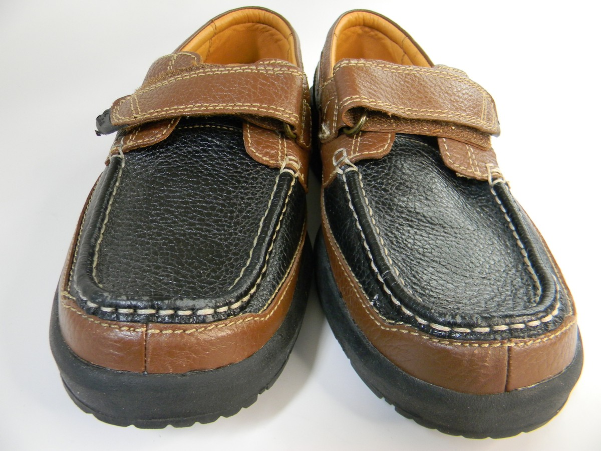Mens Dr. Comfort Mike BlackBrown Leather UpperLining Shoes  display picture 2