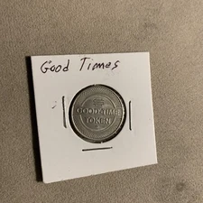 Vintage Good Time Token Fun For All Game Arcade