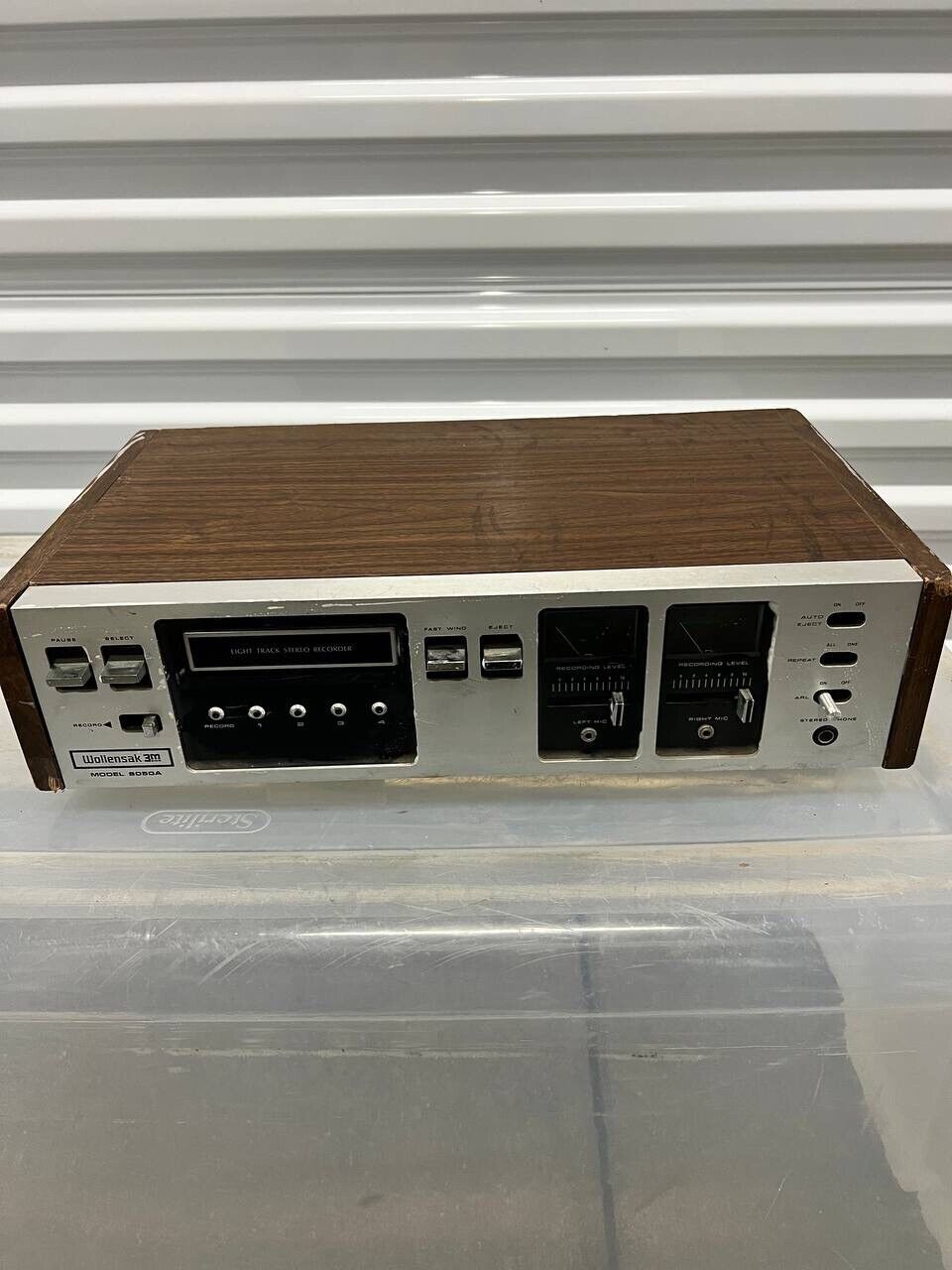 Wollensak 3M 8050A 8 Track Stereo Player
