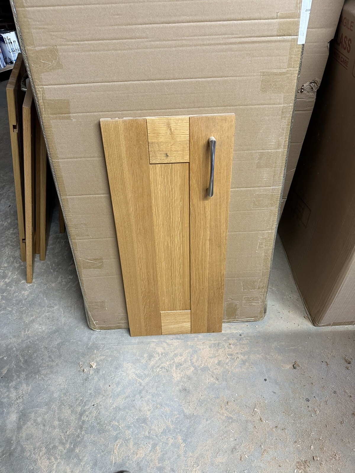 Solid oak kitchen doors (31 Doors/drawer Fronts) eBay