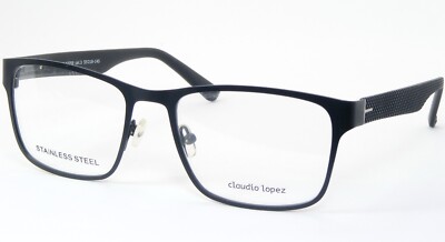 Claudio Lopez CLA2759 col. 3 MATT BLACK EYEGLASSES GLASSES FRAME 55-18-145mm