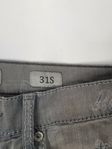 BKE Jeans Jake Straight Mens 31 X 31 S Distressed Light Wash Gray - Picture 6 of 12