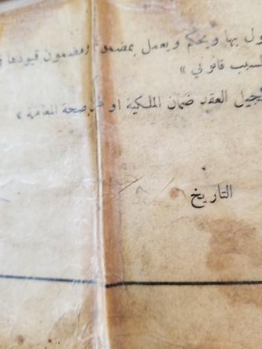 Palestinian Certificate of registration government of Palestinian 1945 - Picture 6 of 10