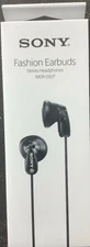 Sony MDR-E9LP Stereo Earphones EarBuds Lightweight - Black Headphones