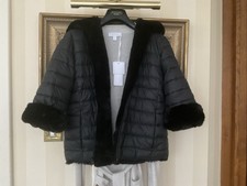 Ladies Reversible Fur Lined Waterproof Jacket Size S Ganesh Bnwt