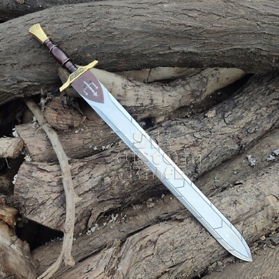 Riptide sword of Percy Jackson 31'' Custom Hand Forged Spring Steel 5160 Blade