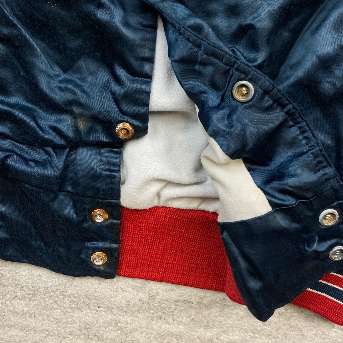 chalkline indians L スタジャン ユニ 80s VTG Chalk Line