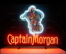 Captain Morgan Original Spiced Rum 20"x16" Neon Sign Bar Lamp Light Gift Beer EY