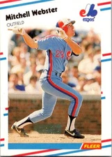 1988 Fleer #199 Mitchell Webster