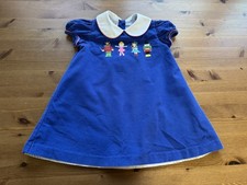Claire and Charlie 3T Nutcracker Embroidery Corduroy Lined Dress Vintage