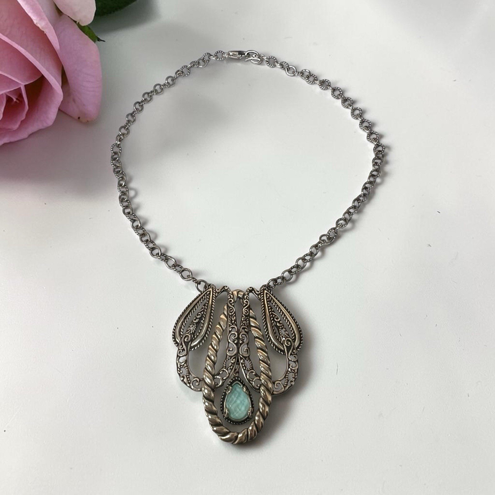 Carolyn Pollack Lasting Connections 925 Sterling Silver Necklace 16