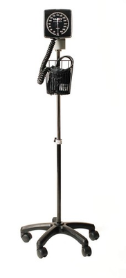 #ad Mobile Blood Pressure Monitor Rolling Stand Adult Large BP Cuff Adjustable $232.27