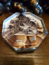 Tomb of Jesus Glass Reliquary with Stone  Tomb of Jesus Holy Sepulchre