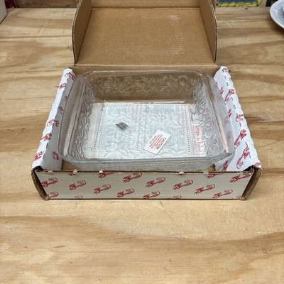 NEW Vintage  Princess House Fantasia 540 Square Baking Dish With Original Box