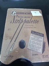 Lot of 6 Vintage Grumbacher Strip-Palette Pads 256-2 – 12" x 16"- 50 Sheets Each