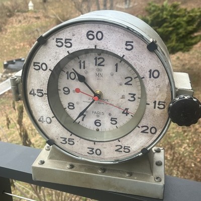 J. Auricosta Horloger  11'' by 11'' Marine Clock  Timeworks By Uttermost Works