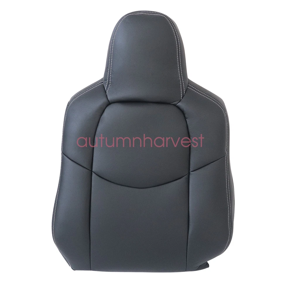 For 09-2014 Mazda MX-5 Miata Front Bottom & Top Replacement Leather Cover Black - Image 3 of 4