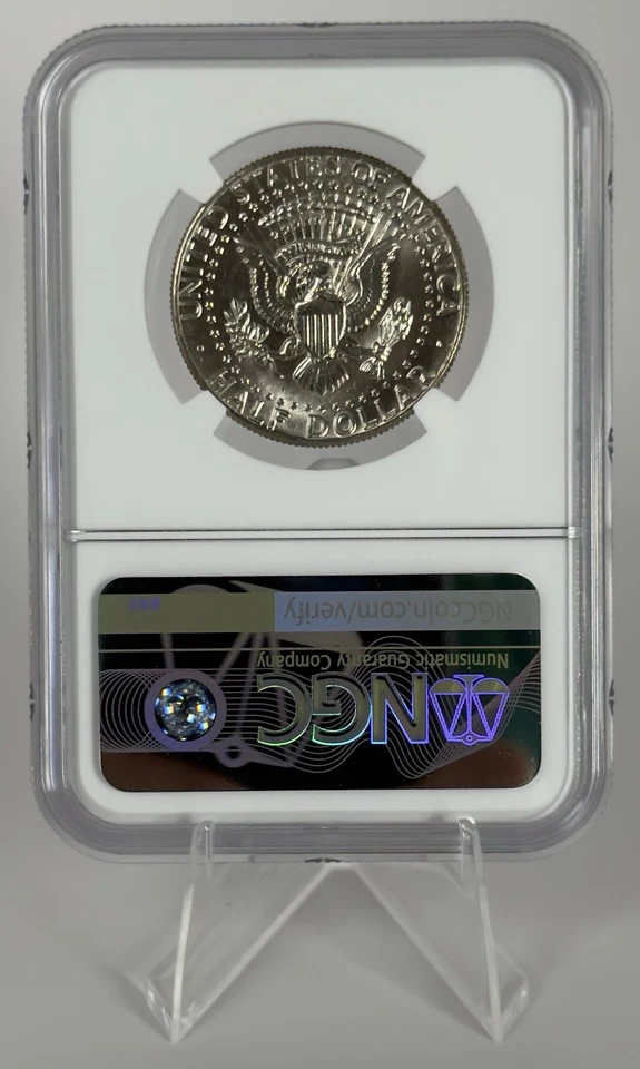 1980-D Kennedy Half Dollar NGC MS66 JFK DDO Brilliant Uncirculated RPM - Image 4 of 4