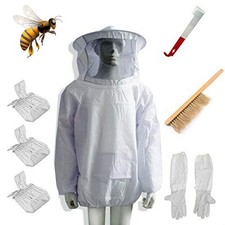 Professional Bee Suit with Gloves Brush and Rust Resistant J hook Beehive