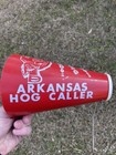 VINTAGE VERY NICE 1960'S ARKANSAS RAZORBACKS HOG CALLER PIG SOOOIE MEGAPHONE UA — photo 8