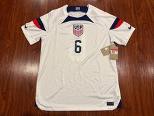 2022 Men’s Nike United States Yunus Musah Home Soccer Jersey Large L USMNT USA