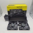 CORSAIR Nautilus 240 RS Liquid CPU Cooler – 240mm AIO – Low-Noise – Black