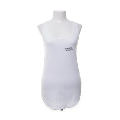 Dash As Colour, Tank­top, Größe: XS, Weiß, Baumwolle/Modal, Print, Damen #yc5