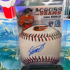 Topps 2026 Bowman Chrome Samuel Basallo RC Auto /50 Orioles #AS-SB
