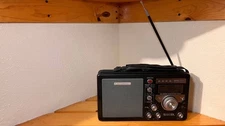 Grundig S350DL Portable Radio Tested - AM/FM with External Antenna Option Works