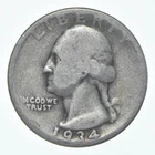 1934-D Washington Quarter Estate Coin Collection *030