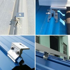 1/4Pcs Solar Panel Bracket Fixing Clamp Mounting Bracket Bracket For Roof New