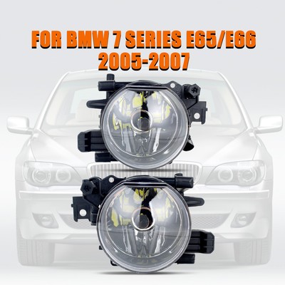 Pair LED Fog Light Fog Lamp For BMW 7 Series E65 E66 730 735 740 745 745d 760