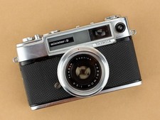 Yashica Minister-D 35mm Rangefinder Camera Yashinon 45mm f2.8 Lens Japan w/ Case