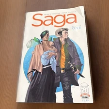 Saga #1•Brian K Vaughn•Fiona Staples•Image Comics•2012•Great Condition