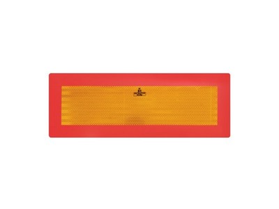 Reflex Warntafel ECE70 LKW Anhänger Rot Gelb 132x566 2STK