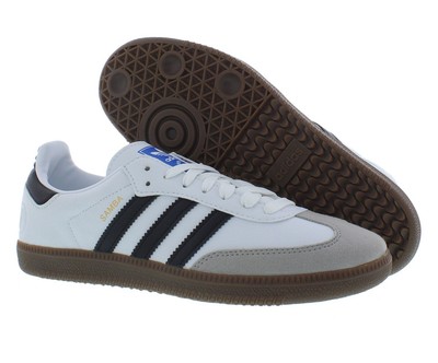 Adidas Samba Mens Shoes Size 8.5, Color: White/Black/Grey