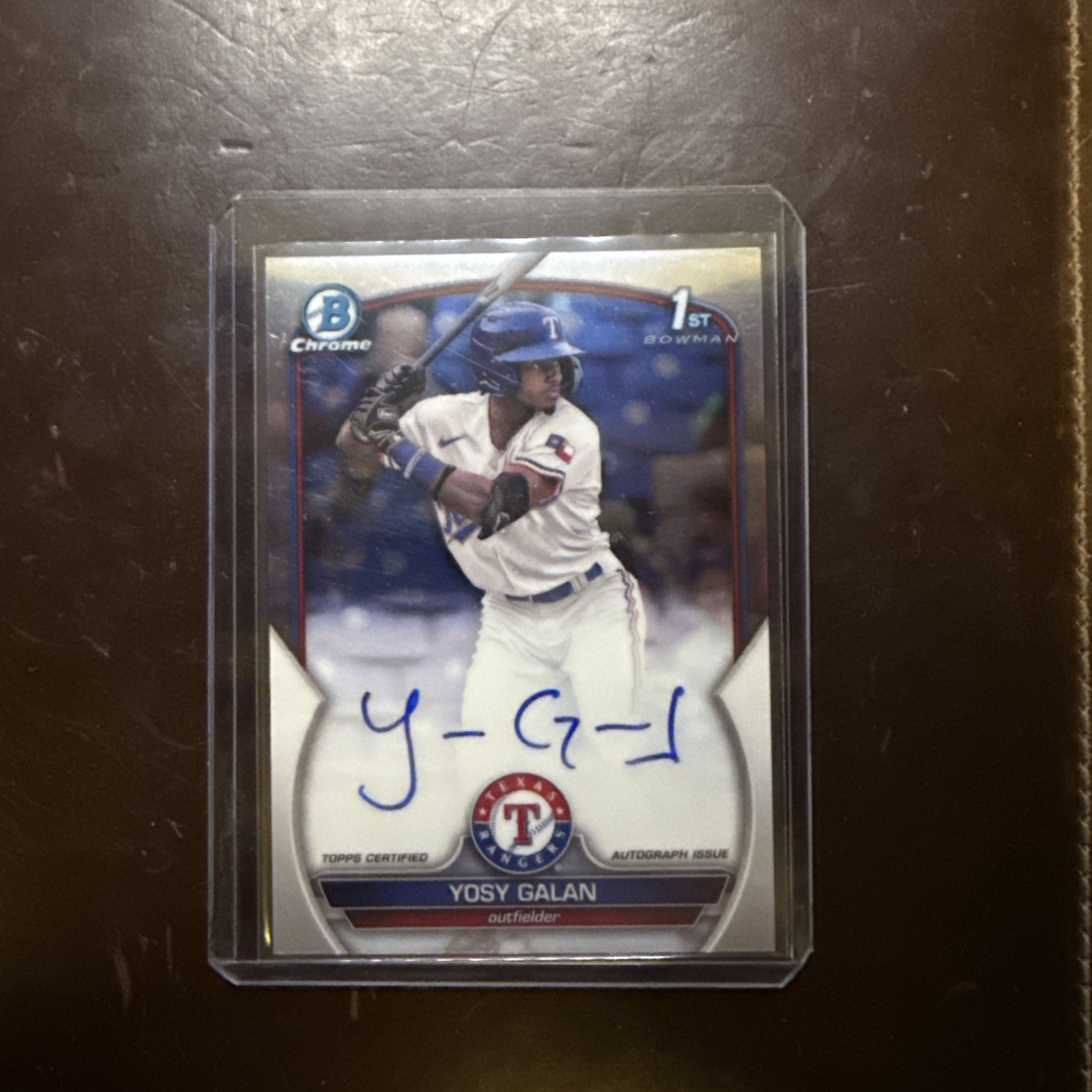2023 Bowman Chrome - Prospect Autographs Yosy Galan #CPA-YGA (AU, RC)