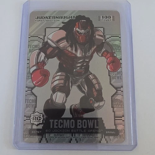 2026 Bo Jackson Battle Arena Tecmo Bowl Judkernaught Silver Coin Flip Steel