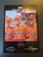 2007 Topps Updates & Highlights - Classic Combo Rodriguez, Jeter, Posada #UH278