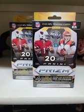 (2) 2020 Panini Prizm NFL Hanger Box 20 Cards Factory Sealed Lot of 2 