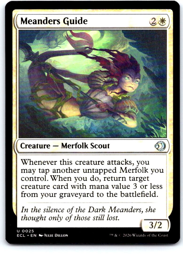 Meanders Guide 25 Uncommon Lorwyn Eclipsed Magic: The Gathering Near Mint