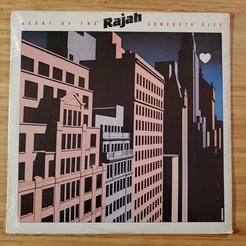 RAJAH - Heart Of The Concrete City / '80s Pop Rock SEALED LP