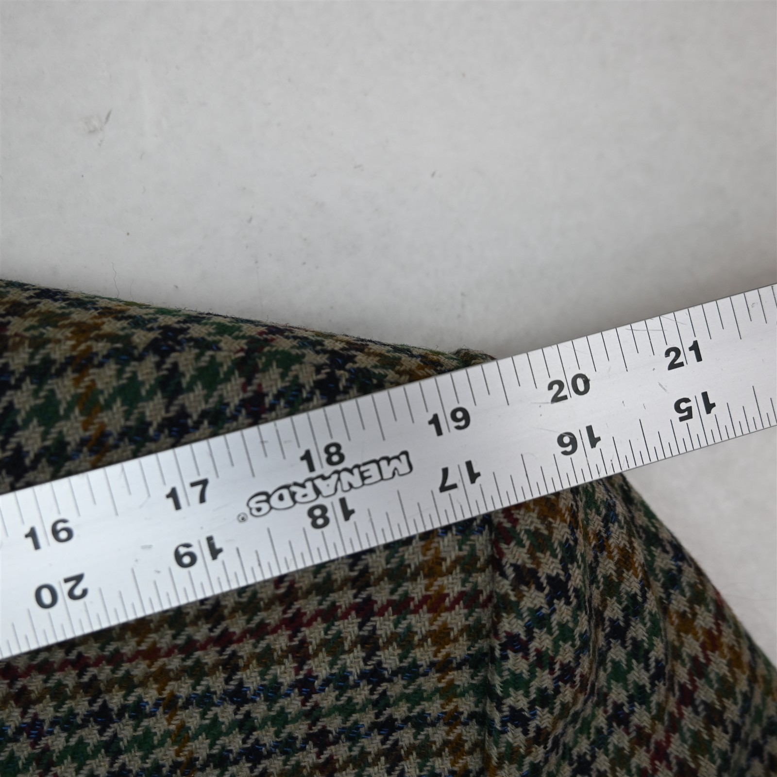 Vtg DAKS 42R Green Houndstooth Arthur Bell 100percent Wool Tweed Mens Jacket Blazer image 10