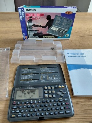 Casio Digital Diary SF - 4600 Organizer 90er Jahre Wie Neu