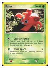Paras Common FireRed & LeafGreen 72/112 LP M065 on eBay
