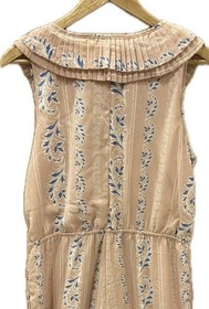 Romeo & Juliet Couture NWT Blush Pleated/Ruffled Neck Sleeveless Pantsuit  L