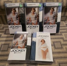 Jockey Elance Cotton French Cut Briefs Size 8 Women lot of 5 3 packs