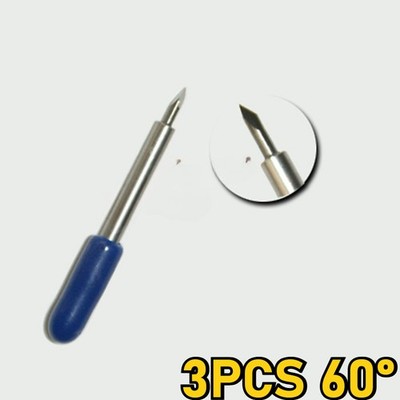 3PCS 60° Blades fit for Roland GCC Liyu Redsail Kaxing Vinyl Cutter Cutting NEW