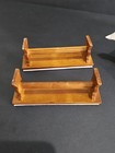 DOLLHOUSE MINIATURE ELEGANT FARMHOUSE TABLE AND BENCHES WOOD /SETTINGS BEAUTIFUL — photo 10