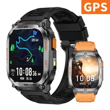 2025 Smart Watch For Men/Women (Answer/Make Call) GPS Sports Fitness Tracker 